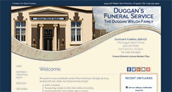 Desktop Screenshot of duggansfuneralservice.com